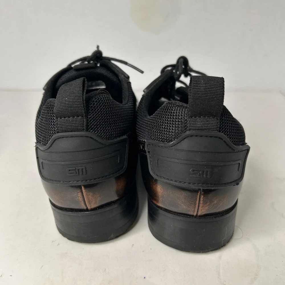 Steve Madden Portor Wing Tip Style Oxford Two Tone Black Brown Mens 10.5 EUC‎